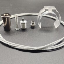 360 graden 30mm plafondklem en/of muur met ophangkabel set