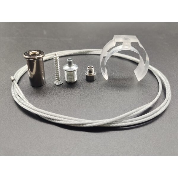 Luksus neonflex 360 graden neonflex 360 graden 30mm plafondklem en/of muur met ophangkabel set