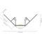 Luksus LED profielen LED hoekprofiel binnenhoek 61,69 mm x 30,91 mm C323BINNENHOEK - 3 meter