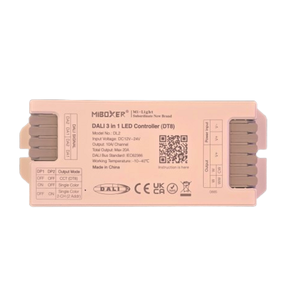 Miboxer DALI LED controller 3 in 1 LED strip controller - Miboxer DALI 3- in 1 DT8 DL2