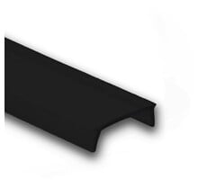 Losse 2 meter zwarte LED profiel klikafdekking - 301, 302, 303, 308 serie