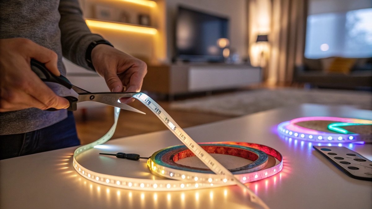 Wat gebeurt er als je een LED strip doorknipt?