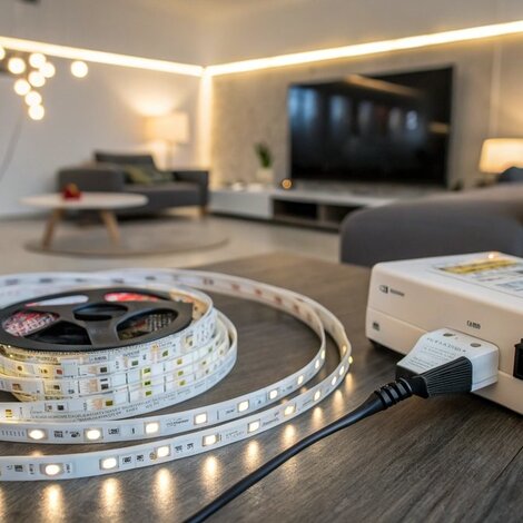 Kan ik een LED strip direct op de netstroom aansluiten?