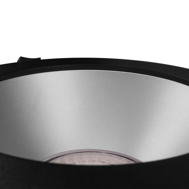 Refl downl mat-Ø145 mm-zwart-3-CCT-260 mA-zonder driver