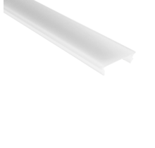 Losse 2 meter Helder / Transparant LED profiel klikafdekking - 318, 323, stuc300, stuc400, gips300, gips400