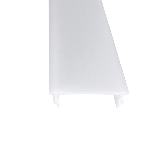 Losse 2 meter Helder / Transparant LED profiel klikafdekking - 318, 323, stuc300, stuc400, gips300, gips400