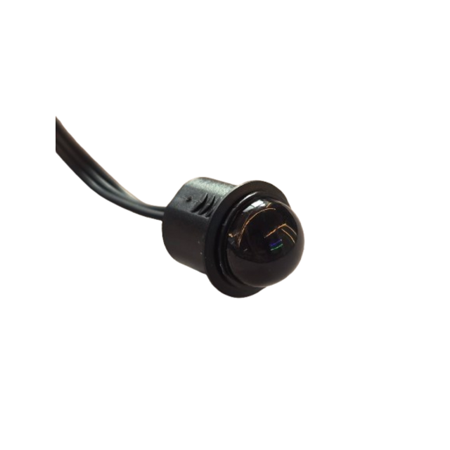 Mini LED PIR bewegingssensor - zwart - 14mm - 12V 48W / 24V 96W SPIR006A