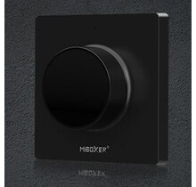 MiBoxer draadloze ZWARTE LED wanddimmer - Draadloze wanddimmer - MIBOXER K1B