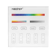 LED strip RGB/RGBW/RGBWW/RGBCCT wanddimmer bedraad 4 zone - T4