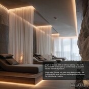 Vochtbestendig LED strip Gipsplaatpaneel 12,5 mm – Profiel 200 cm - VG1 