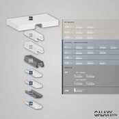 Vochtbestendig LED strip Gipsplaatpaneel 12,5 mm – Profiel 200 cm - VG1 