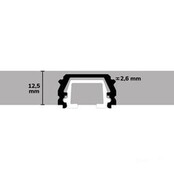 Vochtbestendig LED strip Gipsplaatpaneel 12,5 mm – Profiel 200 cm - VG1 