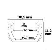 VG1 Vochtbestendig Gipsplaatpaneel 12,5 mm – Profiel 200 cm 
