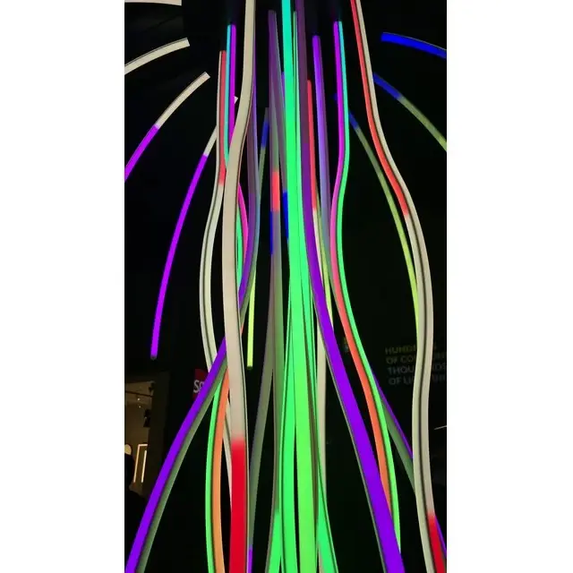 Rond Buigbaar LED profiel inclusief half ronde opaal klikafdekking 20mm x 6,6mm -  F12DUO