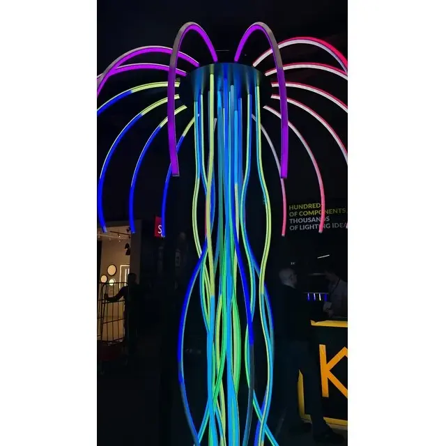 Rond Buigbaar LED profiel inclusief half ronde opaal klikafdekking 20mm x 6,6mm -  F12DUO