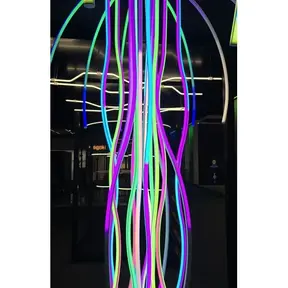 Rond Buigbaar LED profiel inclusief half ronde opaal klikafdekking 20mm x 6,6mm -  F12DUO