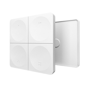 4-voudig draadloos LED Wanddimmer - WIT K4