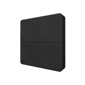 4-voudig draadloos LED Wanddimmer - ZWART K4