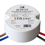 Wandcontactdoos Mini LED voeding 20 watt 12 volt 1,67 Ampère – IP67 waterdicht – AF2012Y