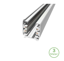 3-fase track rail - 3 meter - wit