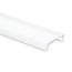 Luksus LED profielen Losse 2 meter opaal LED profiel klikafdekking - Slimstuc300, Slim308alu, slim308wit, slim308zwart
