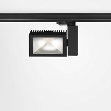 3-fase rail wallwasher spot - ZWART - 32W 70° - VELA WALLWASHER