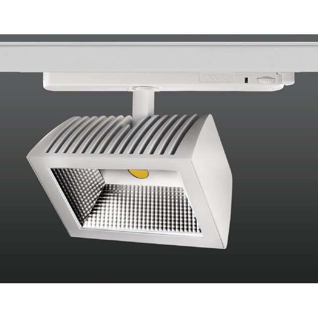 3-fase rail wallwasher spot - WIT - 32W 70° - OLLIE WALLWASHER