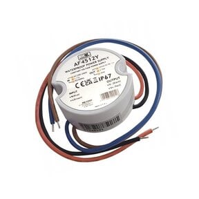 Wandcontactdoos Mini LED voeding 45 watt 12 volt 3,75 Ampère – IP67 waterdicht – AF4512Y