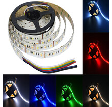PRO Waterdichte RGBCCT LED strip 21W 2240LM 96LED p/m 12VDC IP65 – 5 meter