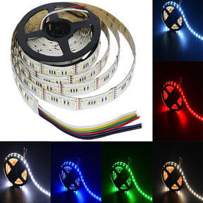 PRO Waterdichte RGBCCT LED strip 21W 2240LM 96LED p/m 12VDC IP65 – 5 meter