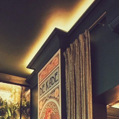 Coffeeshop verlichting met LED strips