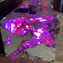LED sheet - Natuursteen LED verlichting - 640 LED - 5500 LM - 48W - RGBCCT - Dimbaar - 24 volt IP20 - 24,5 x 49cm - Koppelbaar