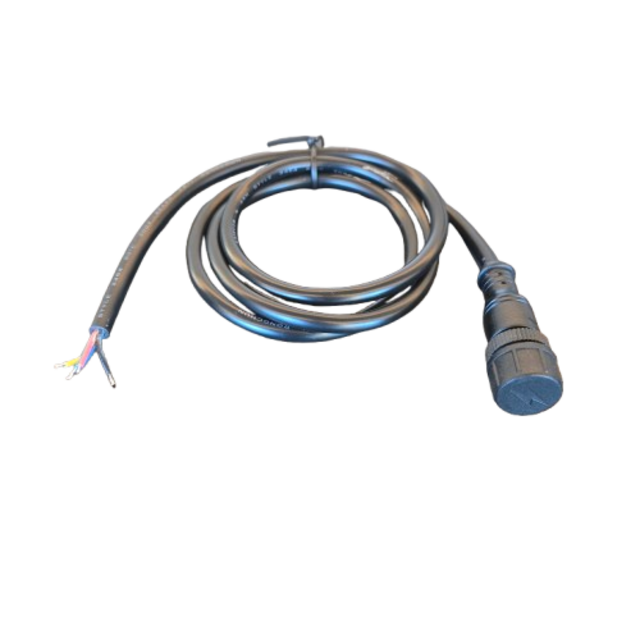 4 aderige aansluitkabel t.b.v. RGB Mini LED spot - ip67 waterdichte verlengkabel - Voor SL1-12 serie. 100cm - AM-SP-15MN5B
