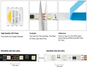 DIGILED COB LED strip COB RGB 18W 24VDC IP30 5m Rol - PIXEL PRO -