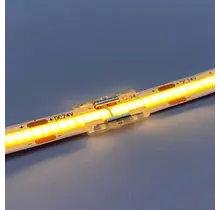 COB LED strip connector recht - soldeervrij - klik connector - 8mm COB - IP20