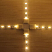 LED strip X connector 8mm - 4 zijdig