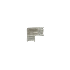 DUAL WHITE COB LED strip hoek connector 10mm 3 pin - IP20