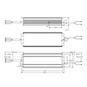 LED voeding 200 watt 24 volt 8.4 Ampère – IP67 waterdicht – GLP GV6-200B024