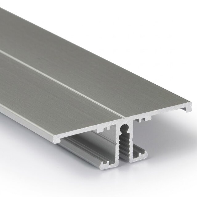 LED updown wandprofiel inclusief afdekking 13,5mm x 40mm- UpDown02ALU