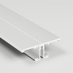 Wit updown LED wandprofiel inclusief afdekking 13,5mm x 40mm - UpDown02wit