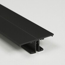 Zwart updown LED wandprofiel inclusief klikafdekking 13,5mm x 40mm - UpDown02zwart