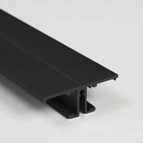 Zwart updown LED wandprofiel inclusief klikafdekking 13,5mm x 40mm - UpDown02zwart