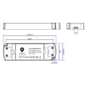 Compacte LED driver 50 watt 24 volt 2.08 Ampère - IP20 - FTPC50V24-C2 (NIET DIMBAAR)