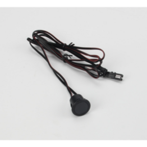 LED inbouw sensor touch dimmer voor enkel kleurige LED strips 12V 48W / 24V 96W - STD004A ZWART
