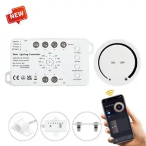 Professionele TUYA LED strips traptrede aansturing met afstandsbediening - tot 16 treden - complete controller kit