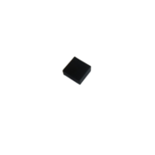 Zwarte eindkap neonflex 4 x 8mm met kabeldoorvoer zwart - 1 stuk