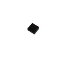 Zwarte eindkap neonflex 4 x 8mm met kabeldoorvoer zwart - 1 stuk
