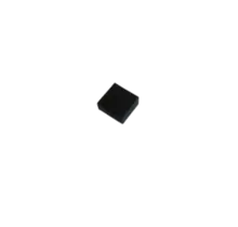 Zwarte eindkap neonflex 4 x 8mm zonder kabeldoorvoer zwart - 1 stuk