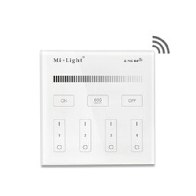 4-Zone Brightness Dimming Smart Panel Remote Controller - B1 Mi-light 2.0