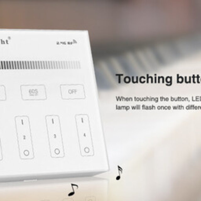 4-Zone Brightness Dimming Smart Panel Remote Controller - B1 Mi-light 2.0